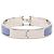 Bracciale Hermès Blue Narrow Enamel Clic H PM - vista 3