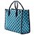 Gucci Tote aus blauem GG-Interlock-Canvas, klein - Ansicht 2