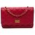 Wallet On Chain Portafoglio con catena Chanel Red Quilted Caviar Reissue 2.55 Rosso