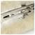 Clip per capelli in shearling beige Prada - vista 4