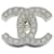 Orecchini Chanel in metallo argento