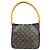 Borsa a Spalla Louis Vuitton Looping MM Monogram Marrone