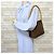 Borsa a Spalla Louis Vuitton Looping MM Monogram Marrone - vista 2