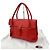 Borsa in pelle rossa Fendi Rosso - vista 12