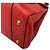 Borsa in pelle rossa Fendi Rosso - vista 5