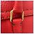 Borsa in pelle rossa Fendi Rosso - vista 6