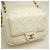 Timeless Borsa a Spalla Chanel Matelassé Caviar Bianco - vista 9