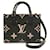 Bolso Louis Vuitton Bicolor Monogram OnTheGo PM Negro Beige