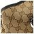 Borsa tote Gucci in tela GG e pelle Nero Beige - vista 13