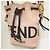 Borsa a Spalla Fendi Montresor 8BS010 Nero Rosa - vista 9