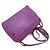 Borsa a Spalla Bottega Veneta Nodini Intrecciato Porpora - vista 5