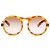 Chloé Maxi Round Oversized Sonnenbrille Light Havana Braun