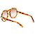 Chloé Maxi Round Oversized Sonnenbrille Light Havana Braun - Ansicht 3