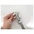 NUOVI ORECCHINI CHANEL LOGO CC FIOCCO E STRASS METALLO STEEL Argento - vista 7