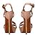 Sandali con plateau e listino a T di Givenchy in pelle beige - vista 3