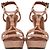 Sandali con plateau e listino a T di Givenchy in pelle beige - vista 4