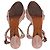Sandali con plateau e listino a T di Givenchy in pelle beige - vista 5