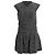 Timeless Vestido corto con cuello en V Chanel en lana gris