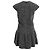 Timeless Vestido corto con cuello en V Chanel en lana gris - vista 3