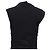 Vestido mini de cuello alto Reformation en algodón negro - vista 2