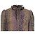 Abito midi con stampa leopardata Ganni in poliestere multicolore - vista 2