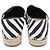 Off White Espadrilles slip-on listradas Off-White em lona preta Preto - vista 5