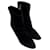 Yves Saint Laurent Bottines Loulou Zip en daim noir Saint Laurent  - vue 5