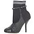 Botines Fendi de rayas en piel negra Negro - vista 2