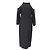 Abito midi con cut-out The Row in viscosa nera Nero