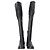 Botas altas Deron en cuero negro Jimmy Choo - vista 4
