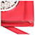 Sac bandoulière Versus Versace Medusa Flap en cuir rouge  - vue 14