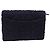 Borsa a tracolla in tweed Tory Burch in lana blu navy - vista 4