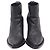 Stivaletti Western Donna in pelle nera Acne Studios Nero - vista 2