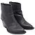 Stivaletti Western Donna in pelle nera Acne Studios Nero - vista 3