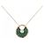 Collana Cartier Amulette 750Pink Gold Malachite Diamond Verde