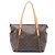 Borsa Tote Louis Vuitton Totally MM Monogram Marrone