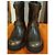 Prada Botas Biker Engineer Cuero Marrón Talla 35 Castaño - vista 6