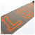 Sciarpa Louis Vuitton City Fluo Marrone Arancione - vista 2