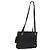 Bally Vintage gestepptes Leder Schwarz