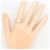 Autre Marque Platin- und Gelbgold-Ring mit Diamant Golden - Ansicht 7