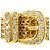 Autre Marque 18K Gelbgold-Ring mit Diamant Golden - Ansicht 2