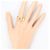 Autre Marque 18K Gelbgold-Ring mit Diamant Golden - Ansicht 6