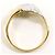 Autre Marque 18K Gelbgold- und Platin-Diamantring Golden - Ansicht 2