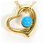 Autre Marque Collana in oro giallo 18K con turchese D'oro