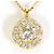 Autre Marque Collana in oro giallo 18K con diamanti D'oro