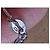 Autre Marque Collana con Pendente Doppio Anello in Ceramica Nera e Diamanti Nero Argento - vista 9