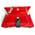 Dior Hardcore Trotter Borsa Saddle Extra Mini Cristalli Rosso Nero Silver hardware  - vista 11