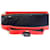 Dior Hardcore Trotter Borsa Saddle Extra Mini Cristalli Rosso Nero Silver hardware  - vista 12