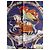 Foulard Hermès Cavaliers des Nuages 90cm Bianco Rosso Blu Gold hardware - vista 2