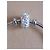 Swarovski Bracciale Rigido Cristalli Pavé Argento Metallico - vista 2